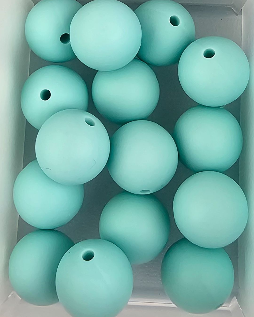 Silicone Beads - Green 15mm