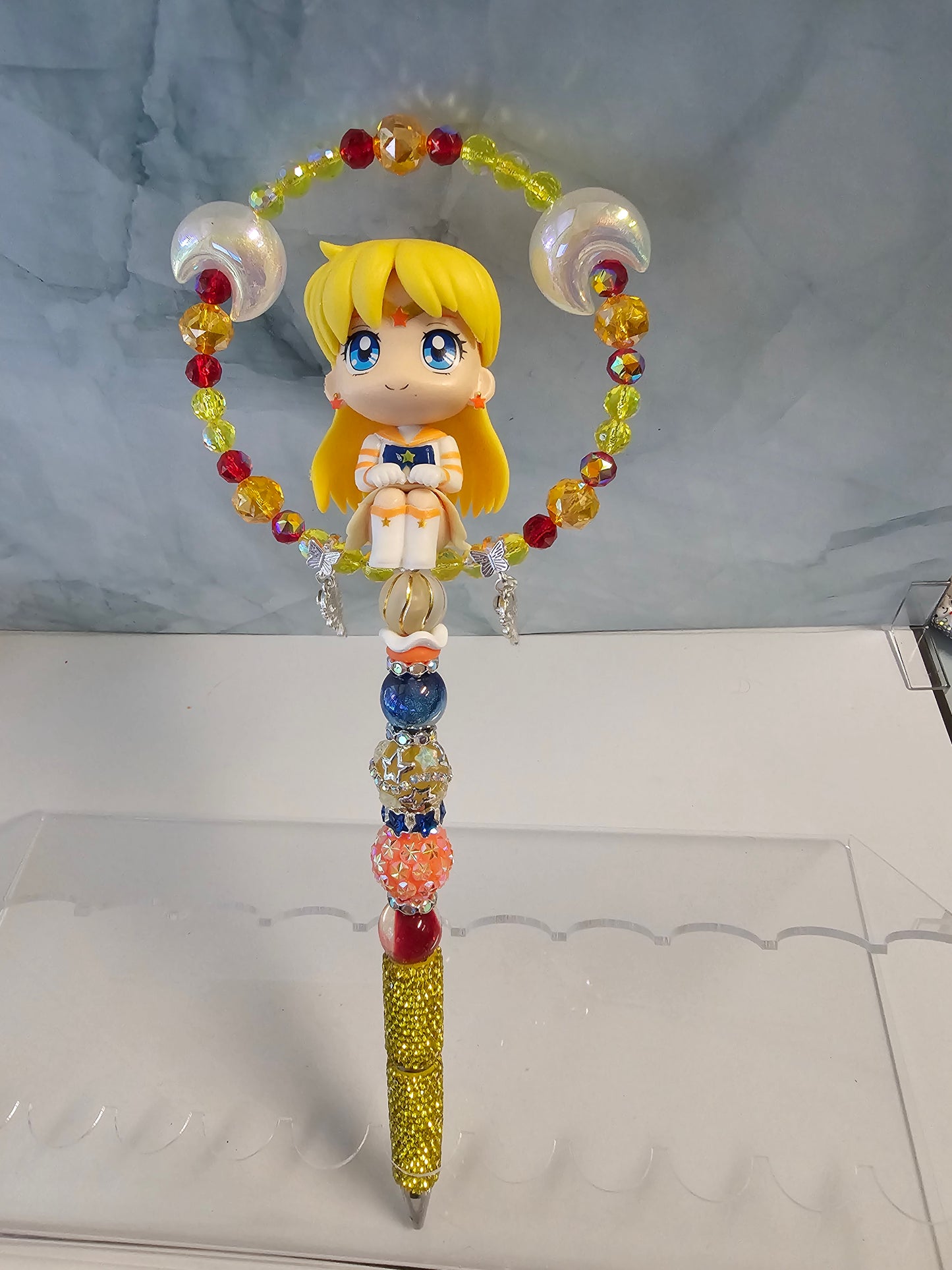 Sailor Moon Guardians Inspired Beaded Pen