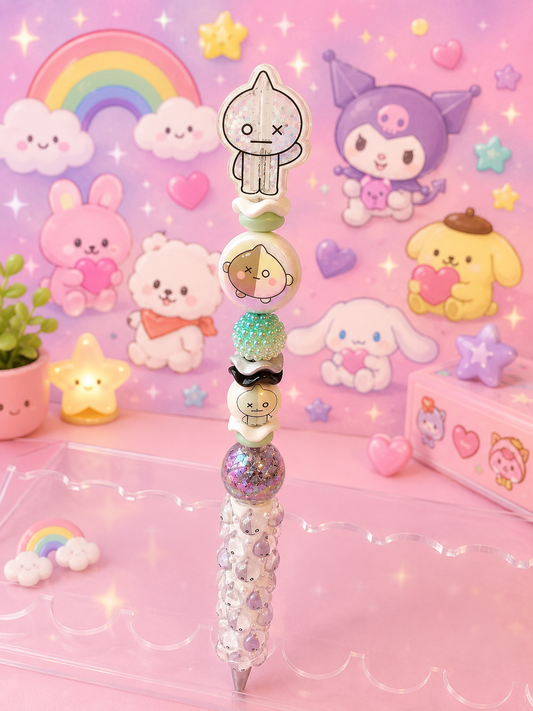 BT21-inspired Beaded Pen