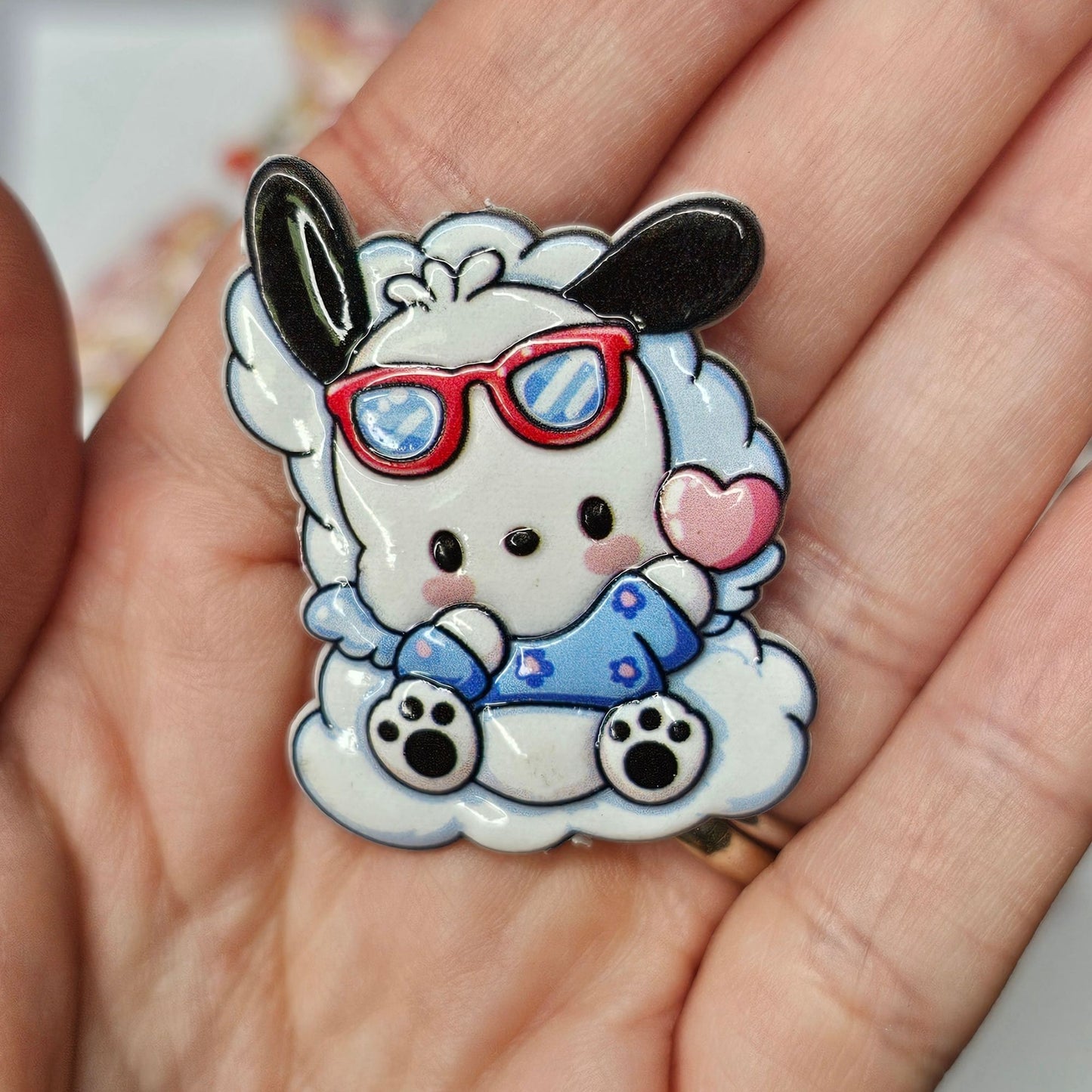Set of 6 Sanrio Character Focal Beads