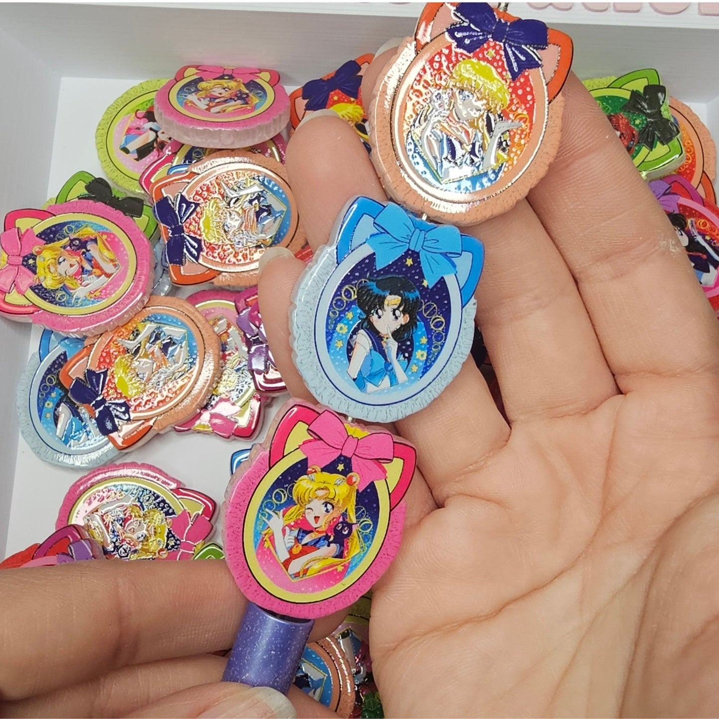 Sailor Moon Acrylic Focal Beads