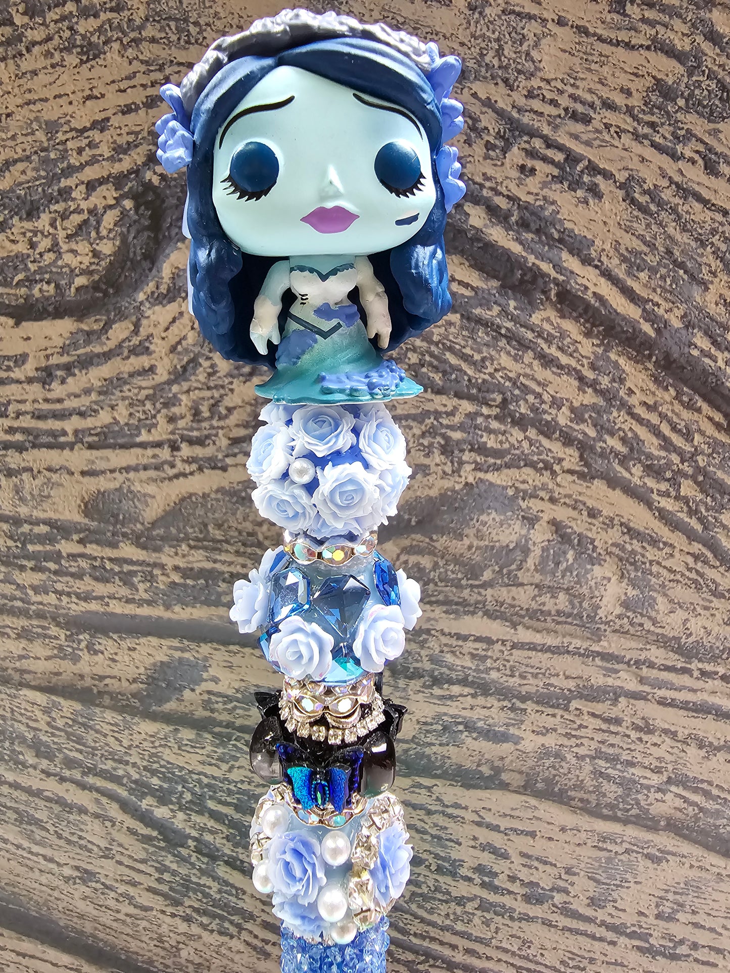 Gothic Bride Beaded Pen | Corpse Bride Inspired Pen | Spooky Aesthetic