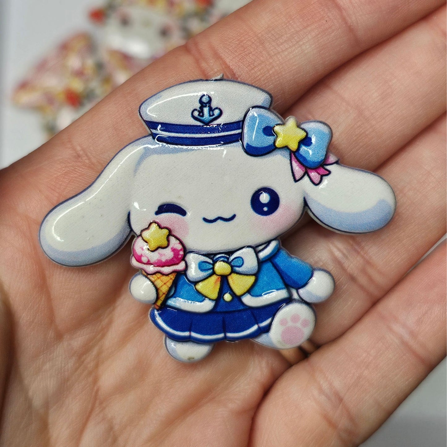 Set of 6 Sanrio Character Focal Beads