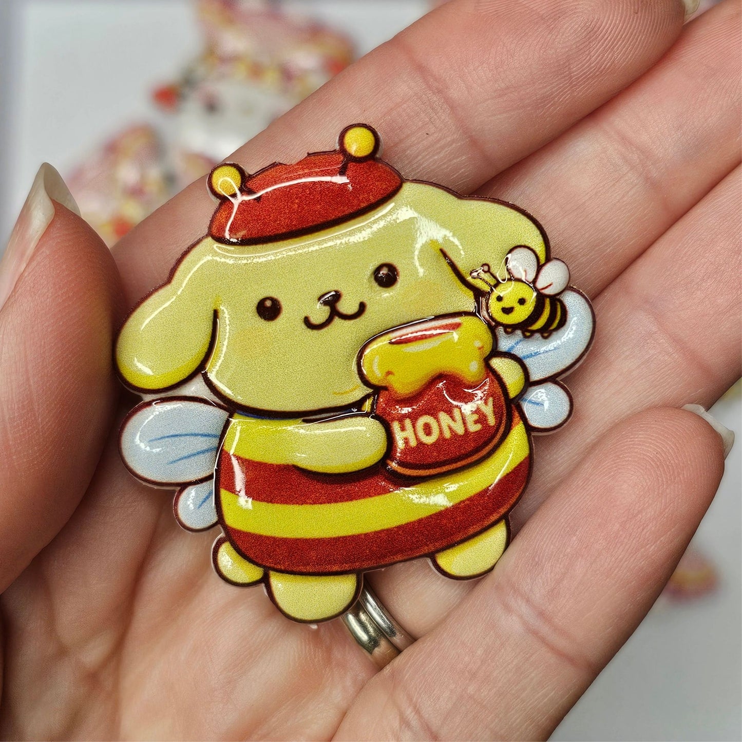 Set of 6 Sanrio Character Focal Beads