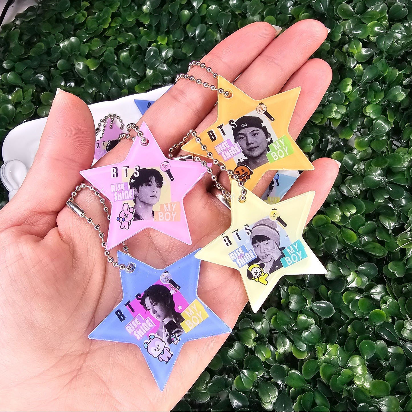 BTS Star Acrylic Charms set of 34