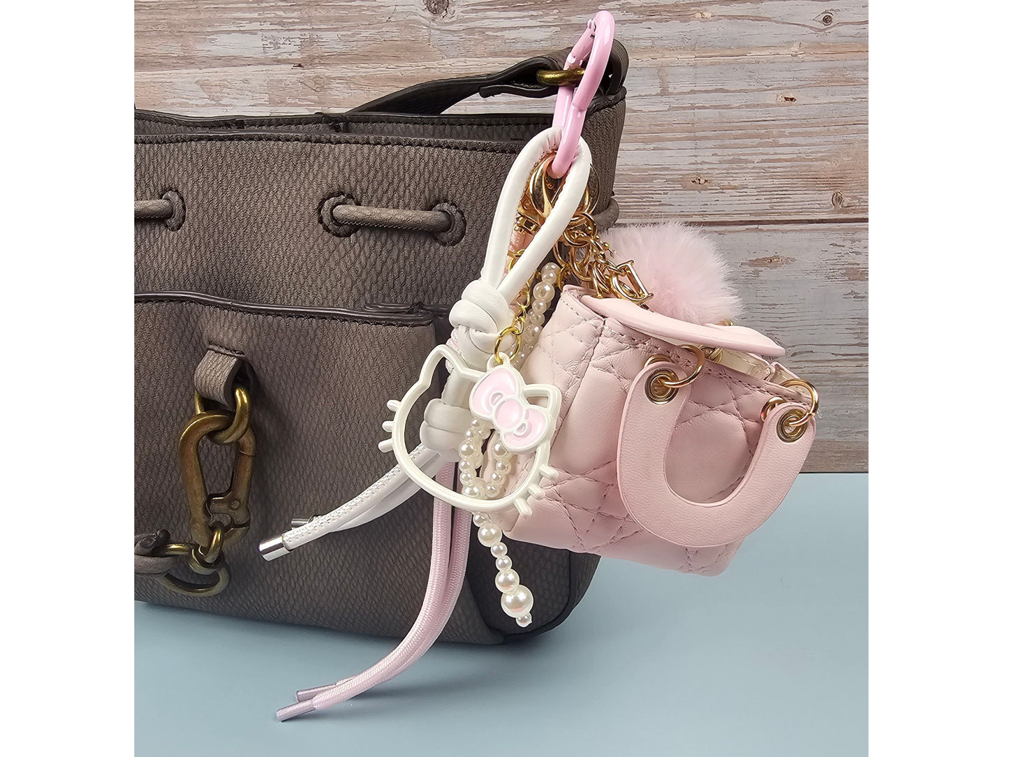 Baby Pink Mini Purse Bag Charm