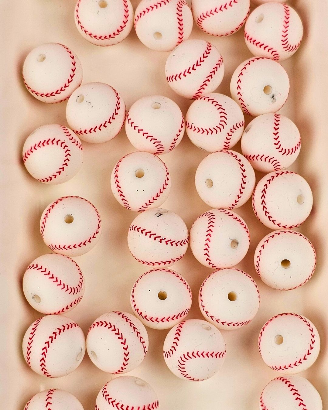 Silicone Beads - Sports 15mm
