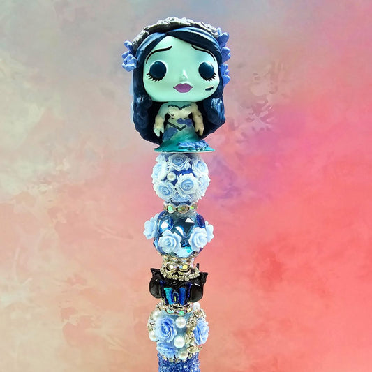 Gothic Bride Beaded Pen | Corpse Bride Inspired Pen | Spooky Aesthetic
