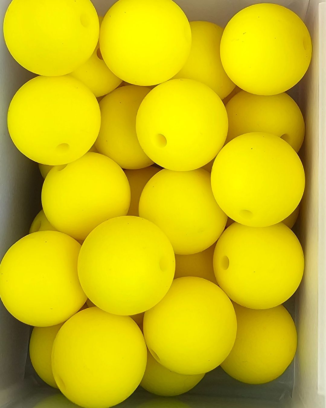 Silicone Beads - Orange and Yellow 15mm