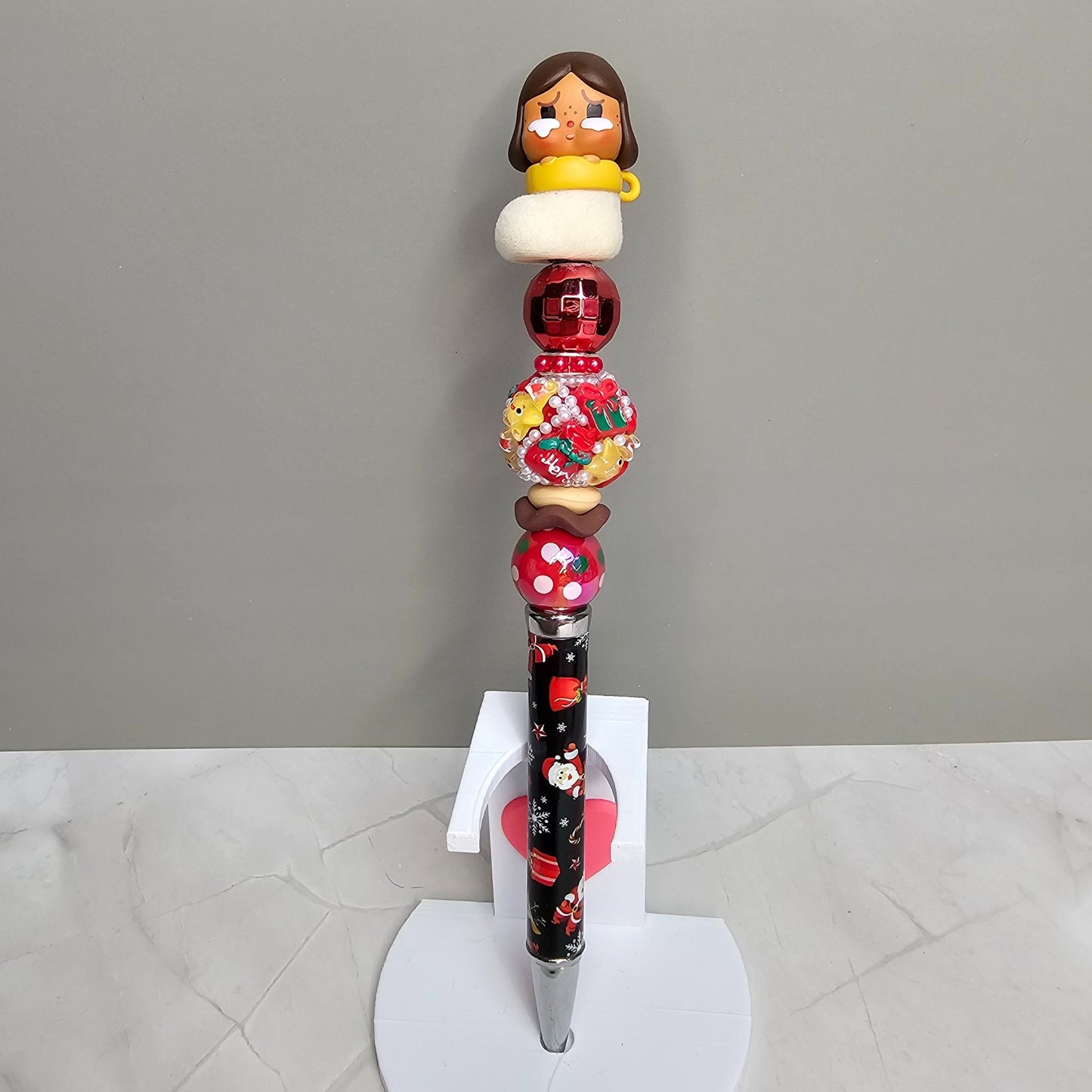 Popmart Christmas Beaded Pen Labubu Skullpanda Molly Dimoo and more