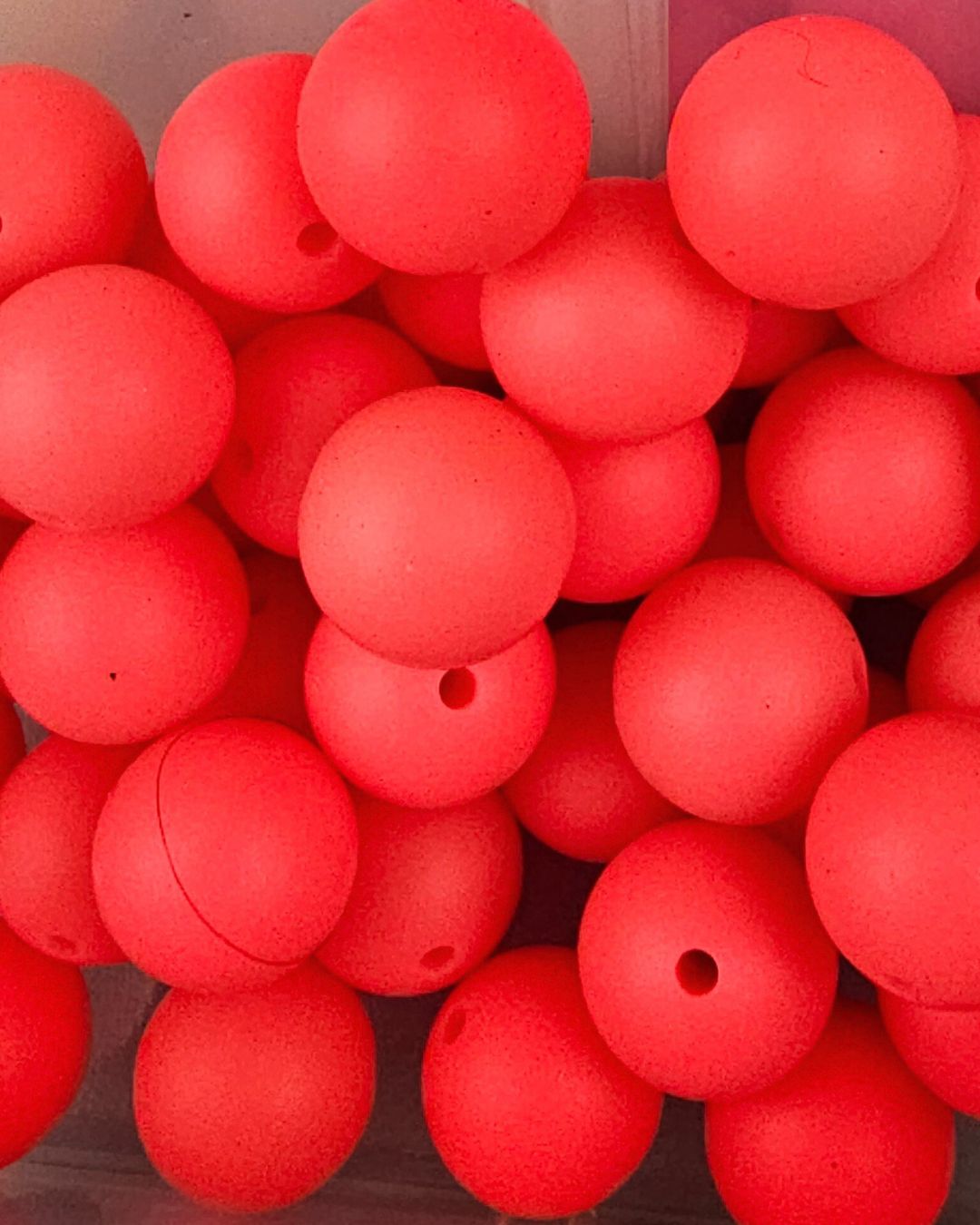 Silicone Beads - Orange and Yellow 15mm