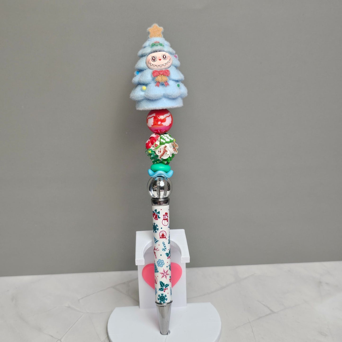 Labubu Christmas Tree Beaded Pen