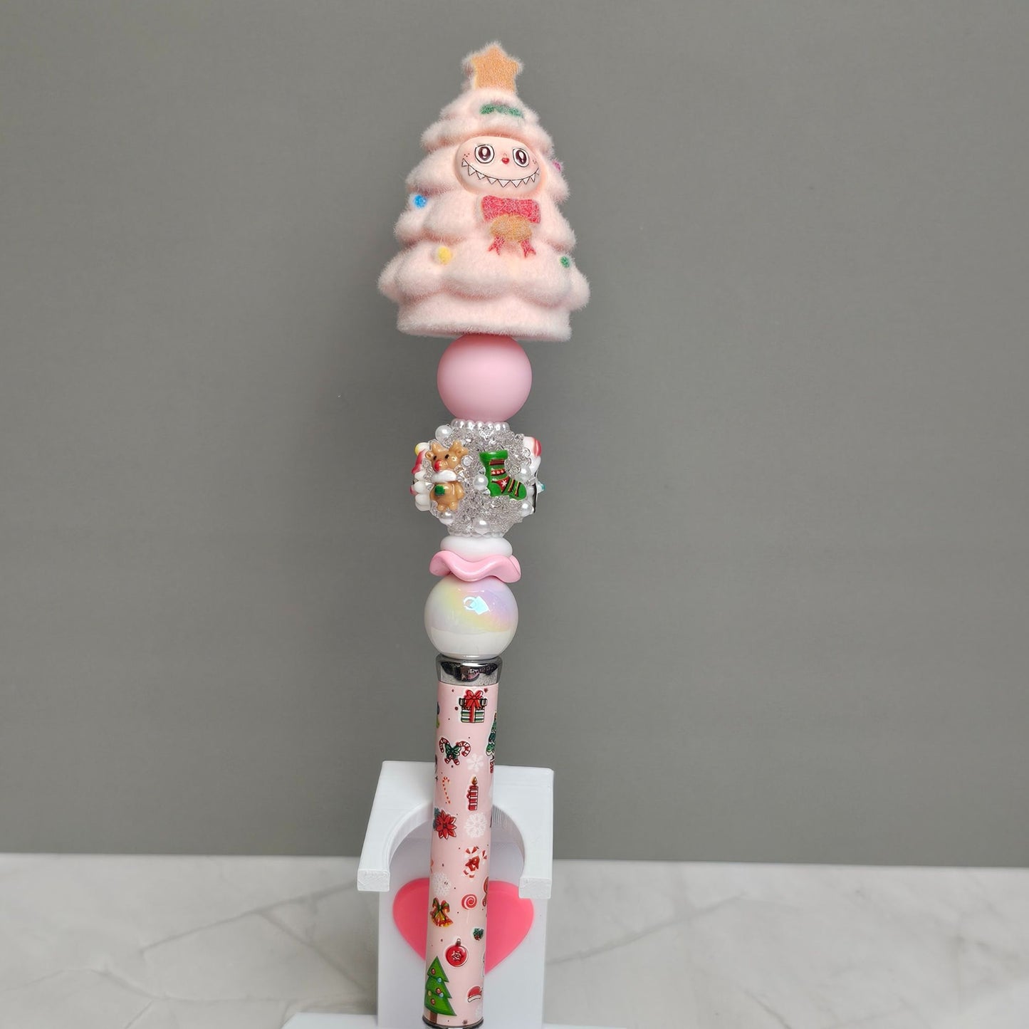 Labubu Christmas Tree Beaded Pen