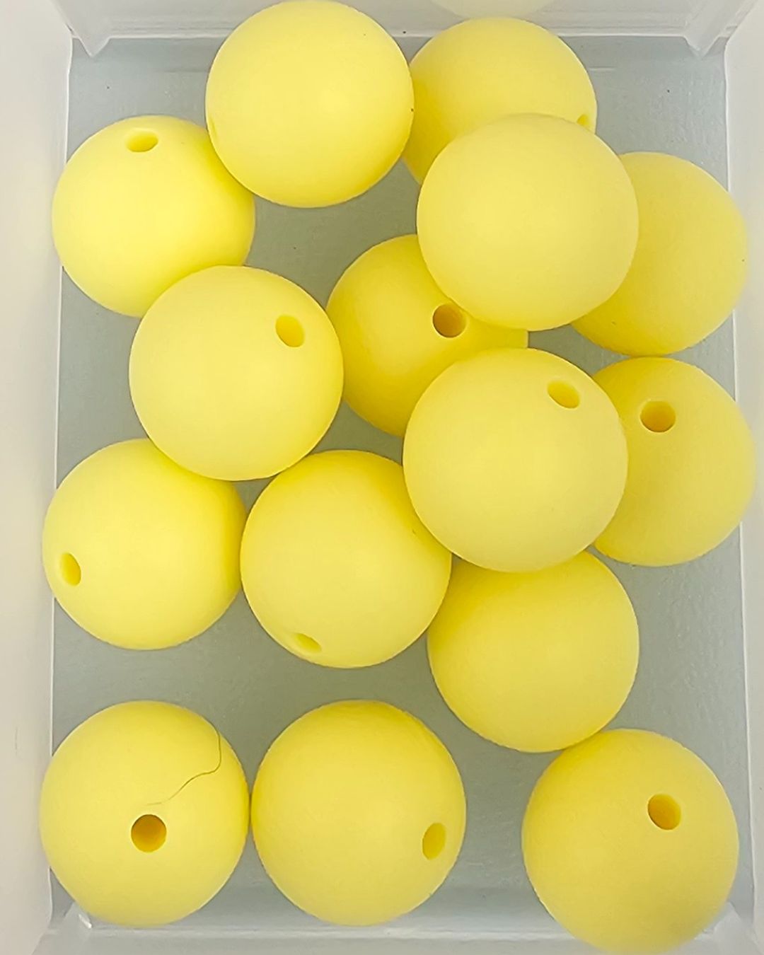 Silicone Beads - Orange and Yellow 15mm