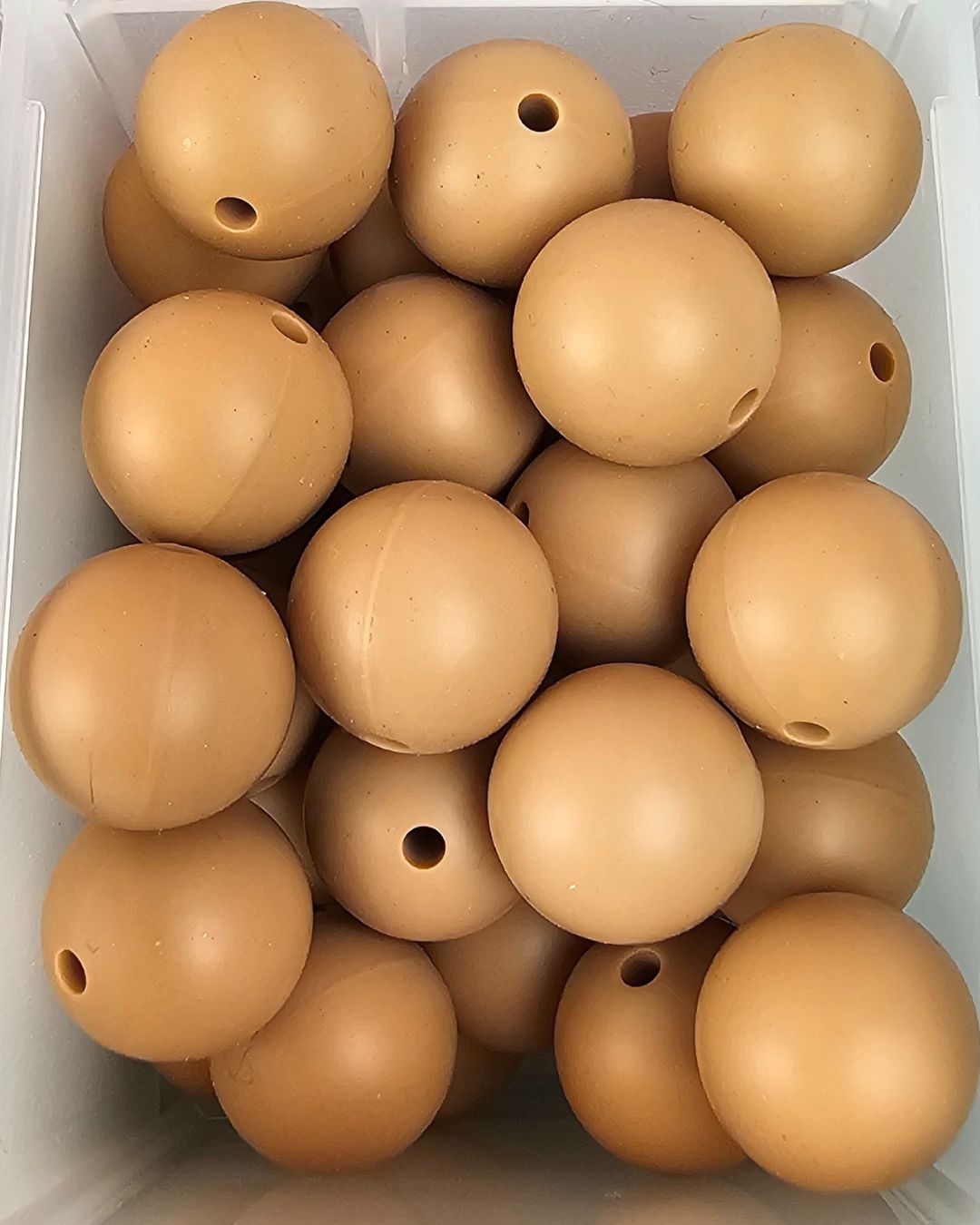 Silicone Beads - Neutral Colors 15mm