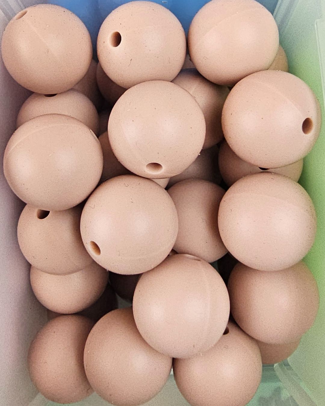 Silicone Beads - Neutral Colors 15mm