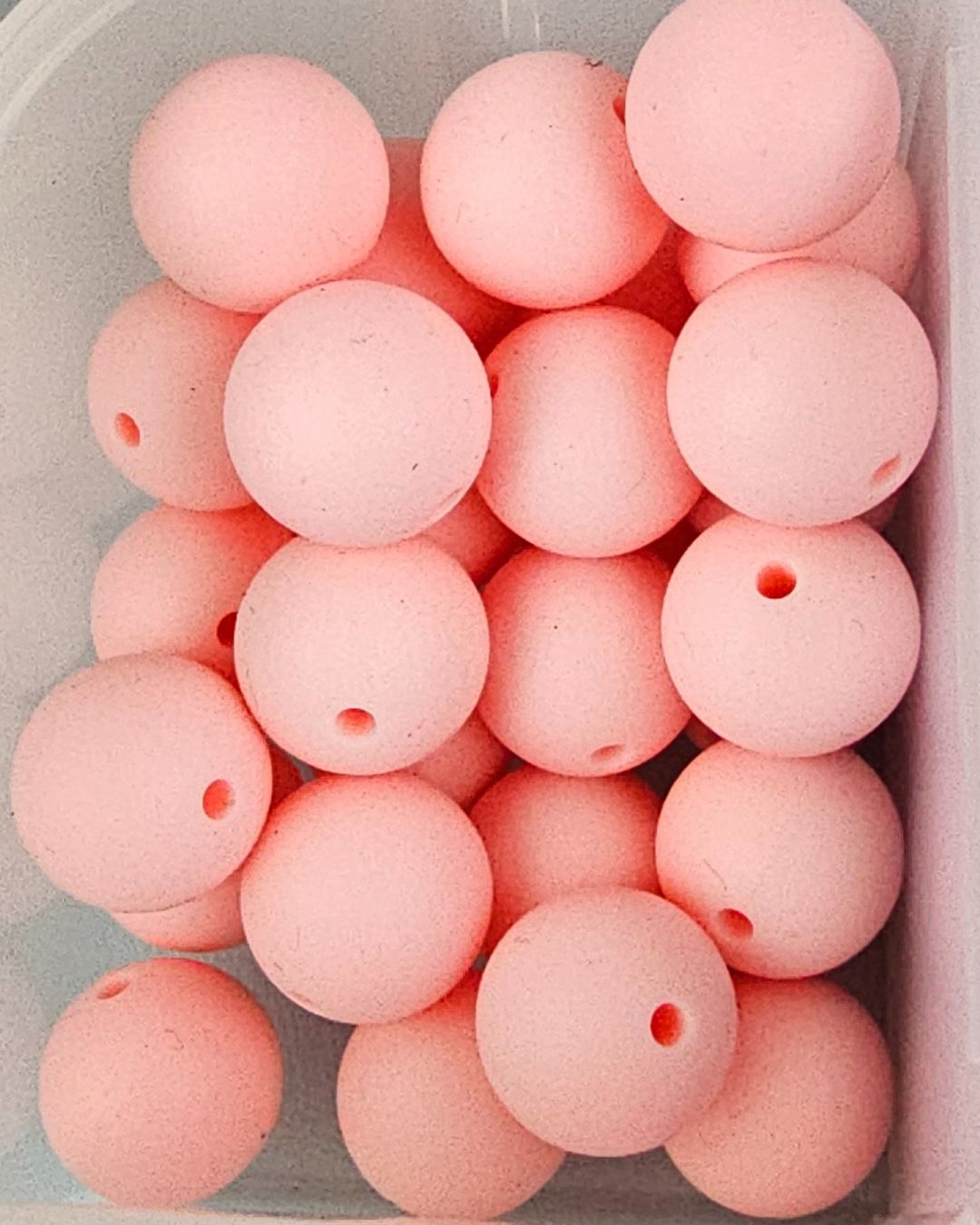Silicone Beads - Pinks 15mm