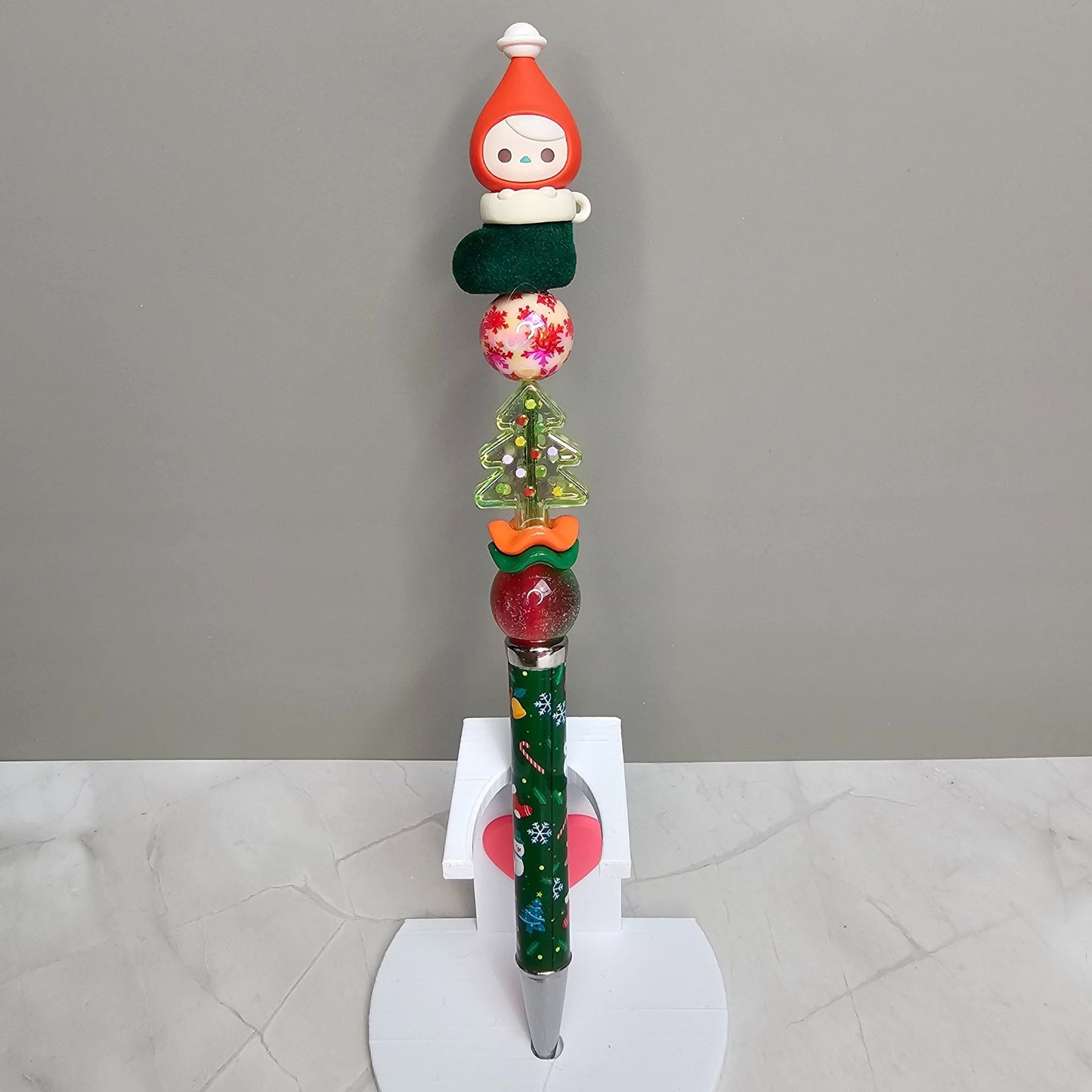 Popmart Christmas Beaded Pen Labubu Skullpanda Molly Dimoo and more