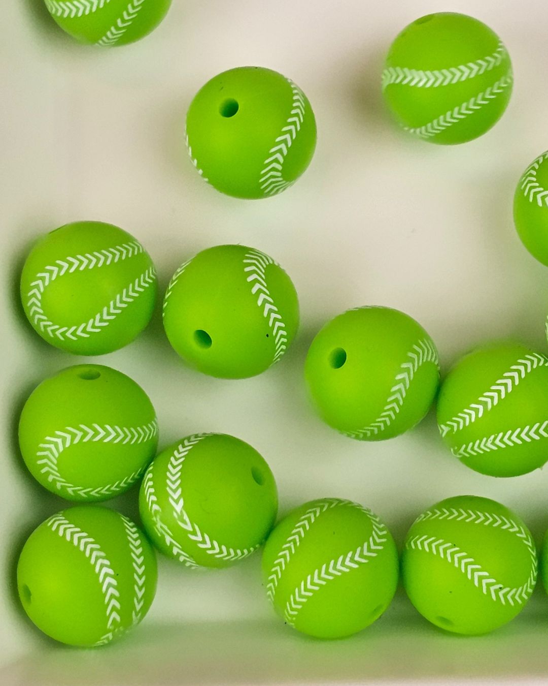 Silicone Beads - Sports 15mm