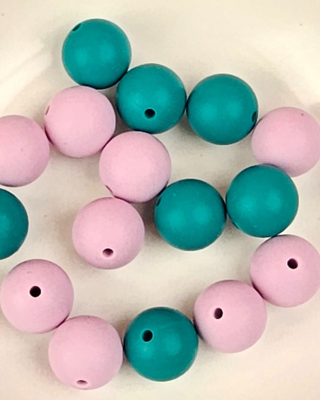 Silicone Beads - Assorted Mix 15mm