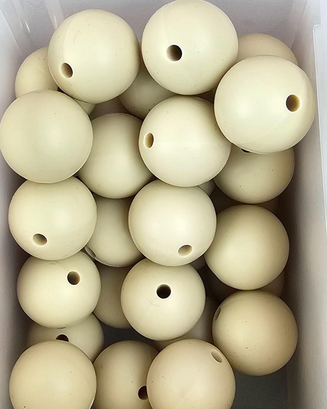 Silicone Beads - Neutral Colors 15mm