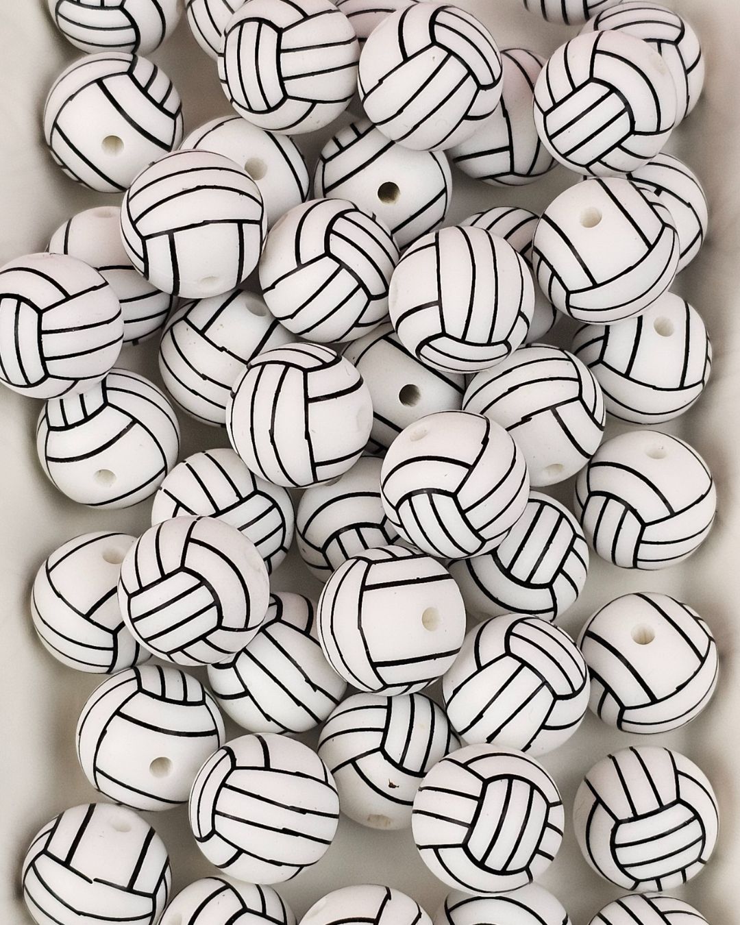 Silicone Beads - Sports 15mm