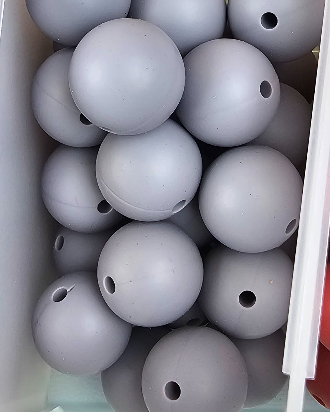 Silicone Beads - Neutral Colors 15mm