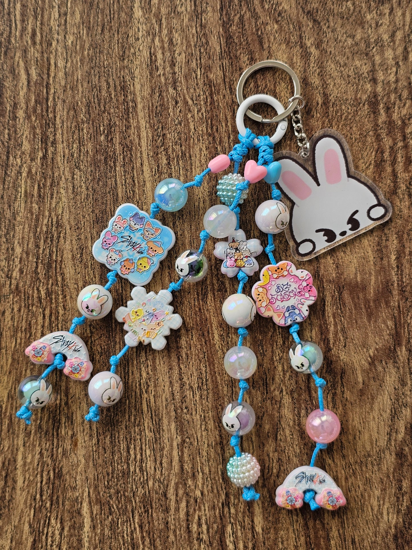 Stray Kids Inspired Beaded Bag Charm | Kawaii K-Pop Backpack Charm | Cute Purse Charm | Handmade STAY Gift | SKZ Fan Accessory