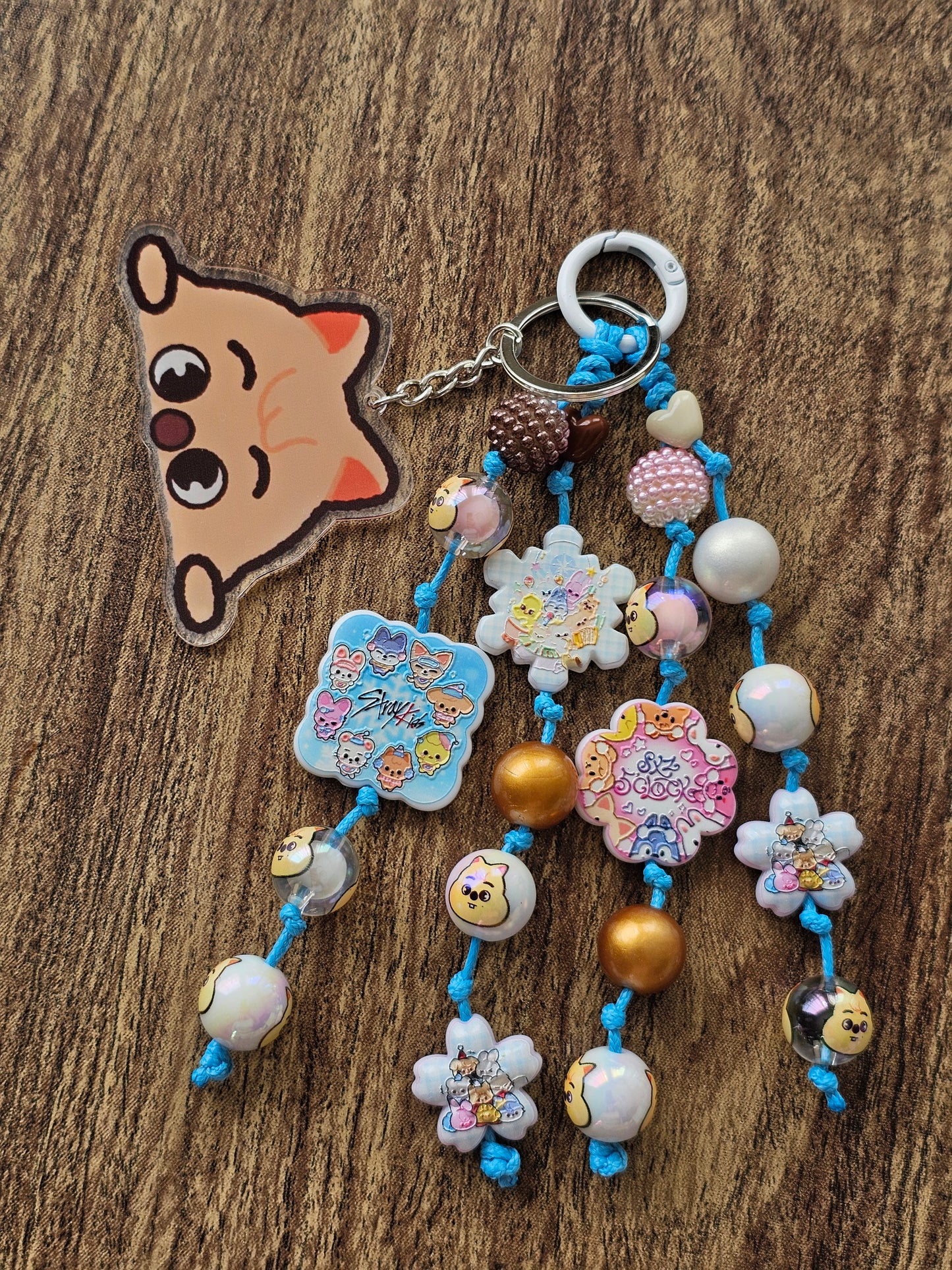 Stray Kids Inspired Beaded Bag Charm | Kawaii K-Pop Backpack Charm | Cute Purse Charm | Handmade STAY Gift | SKZ Fan Accessory