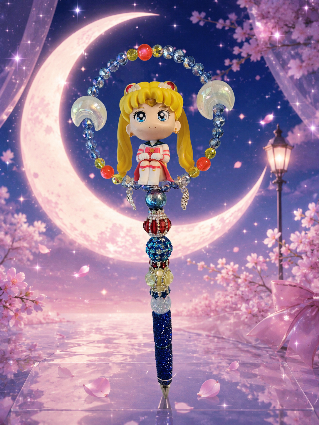 Sailor Moon Guardians Inspired Beaded Pen