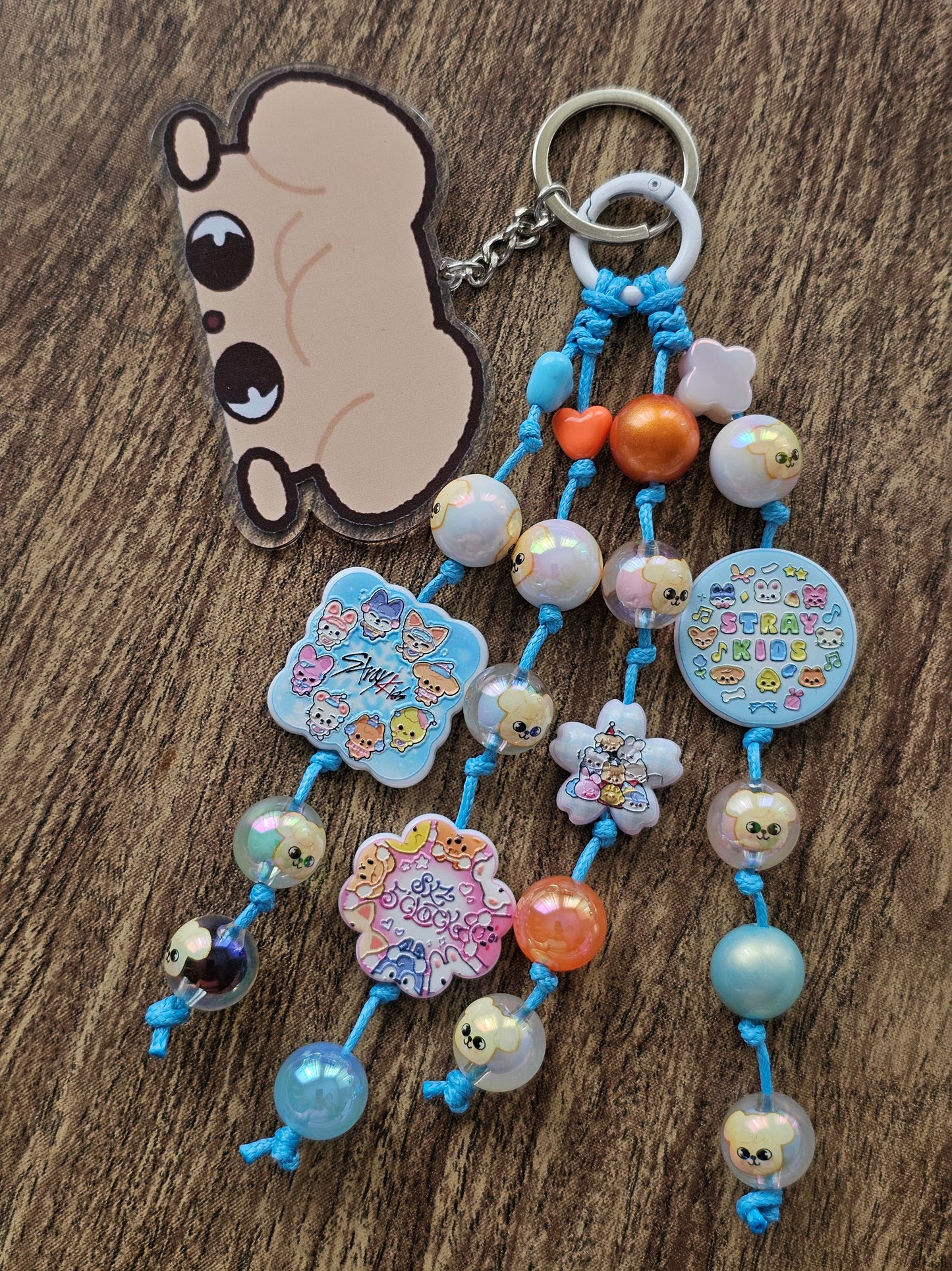 Stray Kids Inspired Beaded Bag Charm | Kawaii K-Pop Backpack Charm | Cute Purse Charm | Handmade STAY Gift | SKZ Fan Accessory