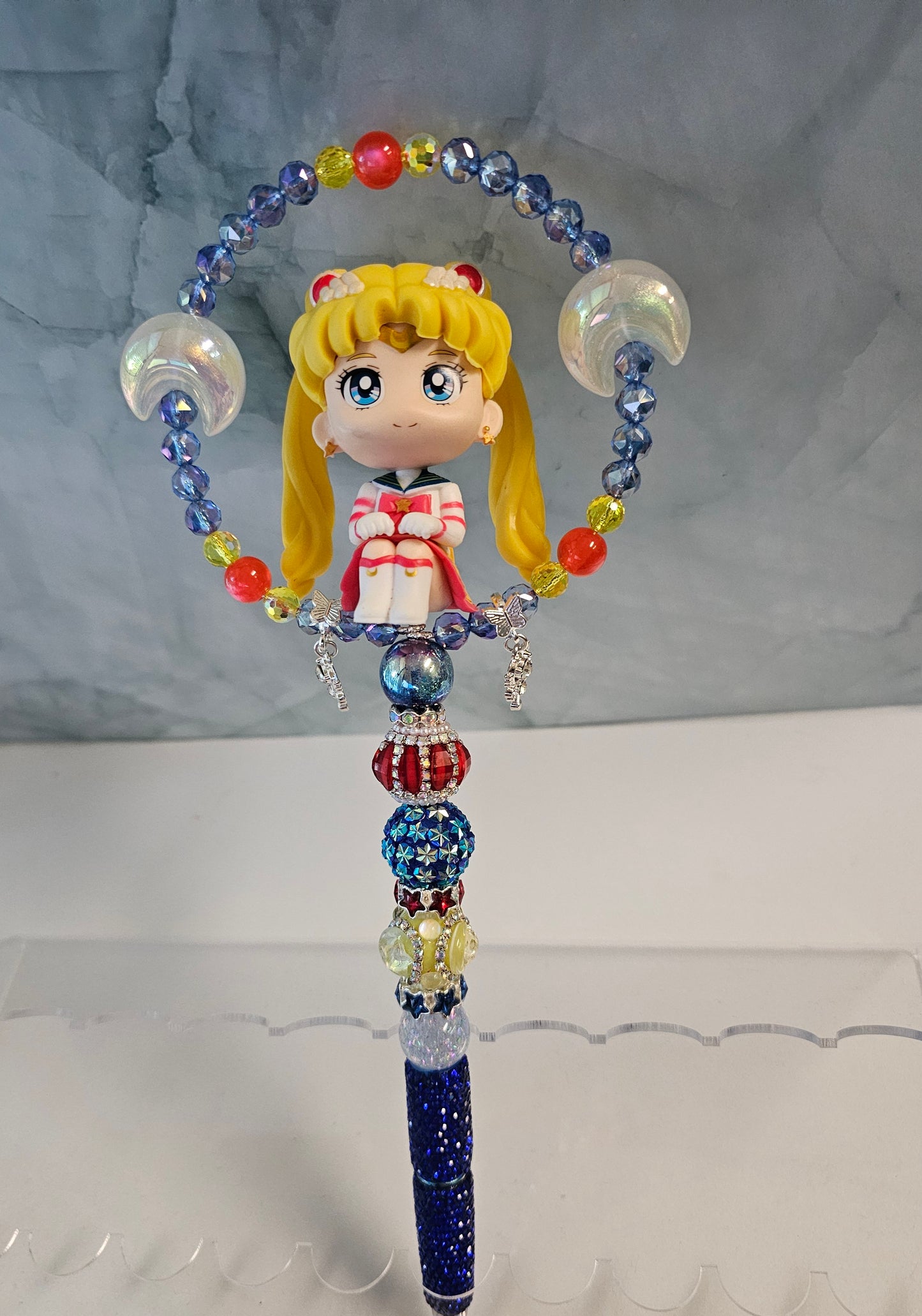 Sailor Moon Guardians Inspired Beaded Pen