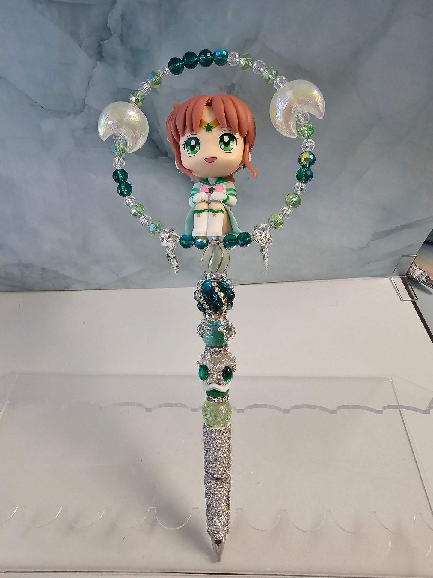 Sailor Moon Guardians Inspired Beaded Pen