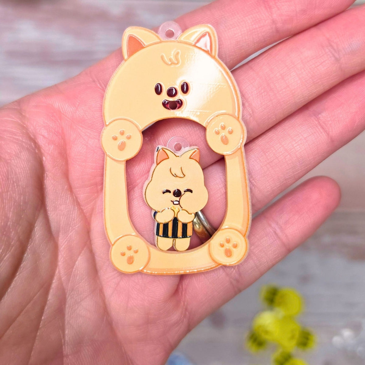 SKZOO Inspired Pendant Charms Set of 16 | Large & Small Stray Kids Character Charms | K-Pop Charms for Keychains & Jewelry