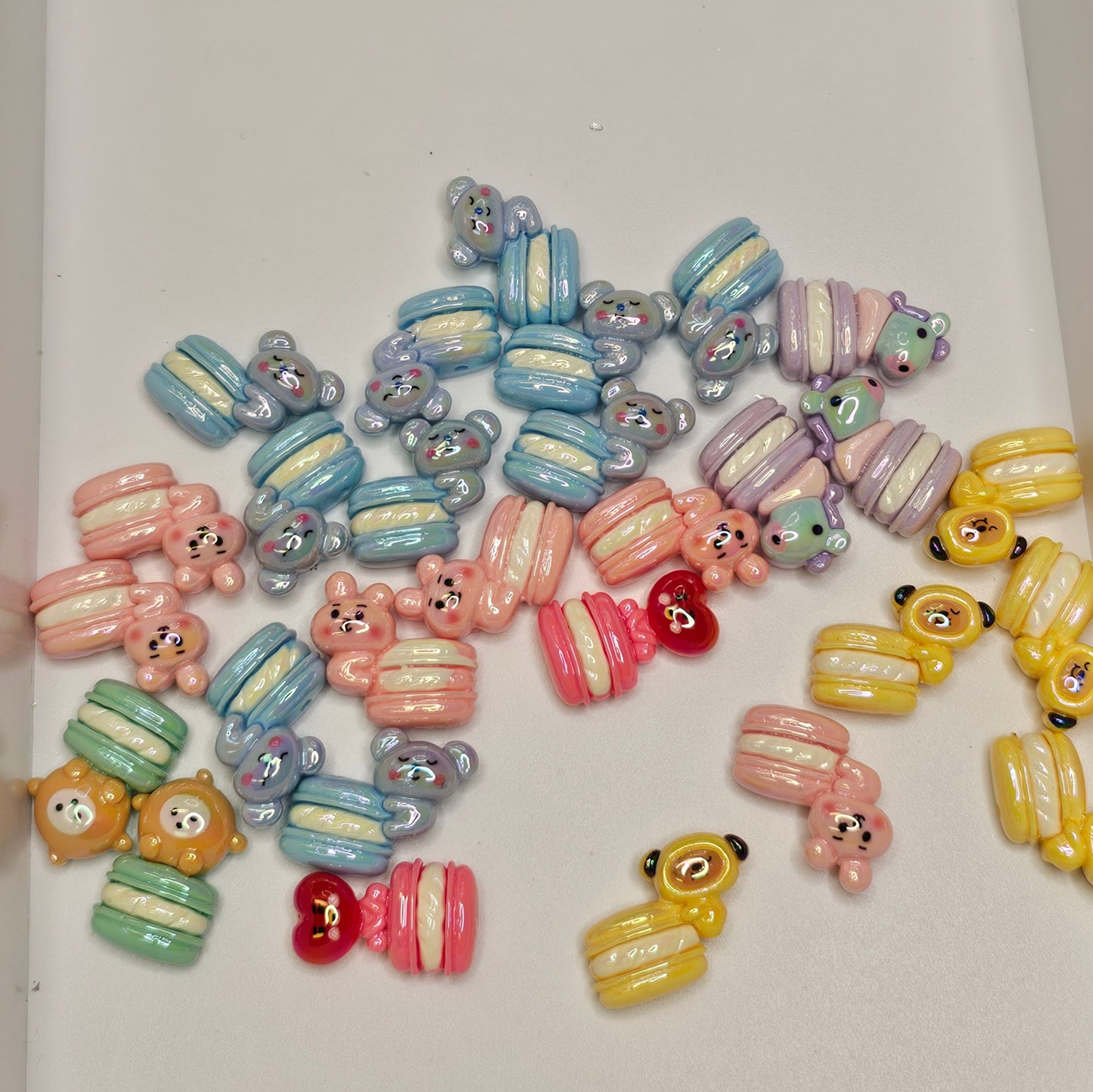 BT21 Character Macaroon Beads Assorted Set of 5