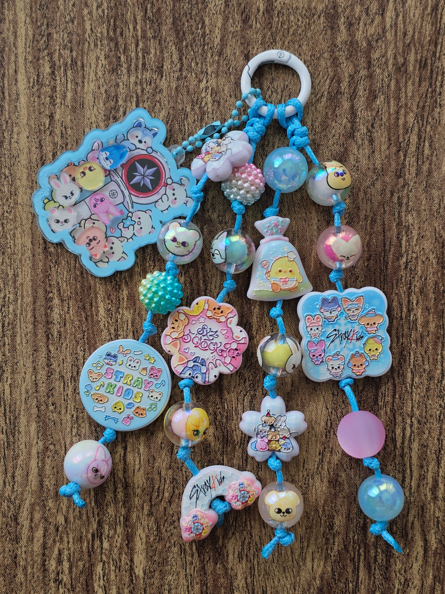 Stray Kids Inspired Beaded Bag Charm | Kawaii K-Pop Backpack Charm | Cute Purse Charm | Handmade STAY Gift | SKZ Fan Accessory